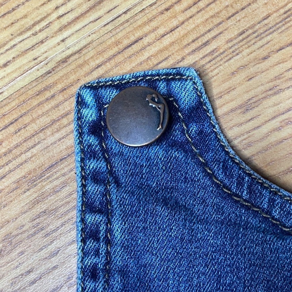 Repurposed Dollhouse Denim Chest Rig/Top - Picture 6 of 6
